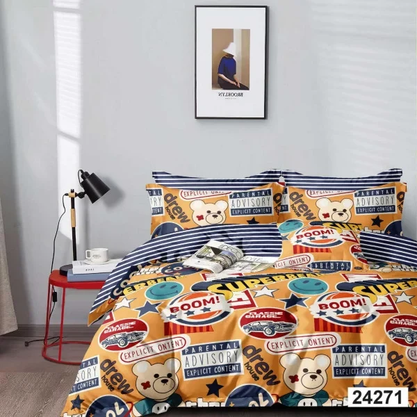 Komplet pościeli VILUTA młodzieżowy, ranforce (poszewki 50×70) — zdjęcie 3